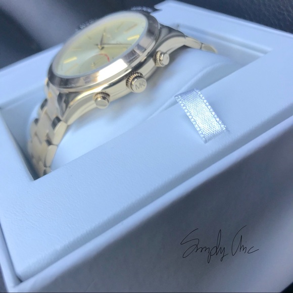 New Michael Kors gold tone hybrid smartwatch - Picture 4 of 8